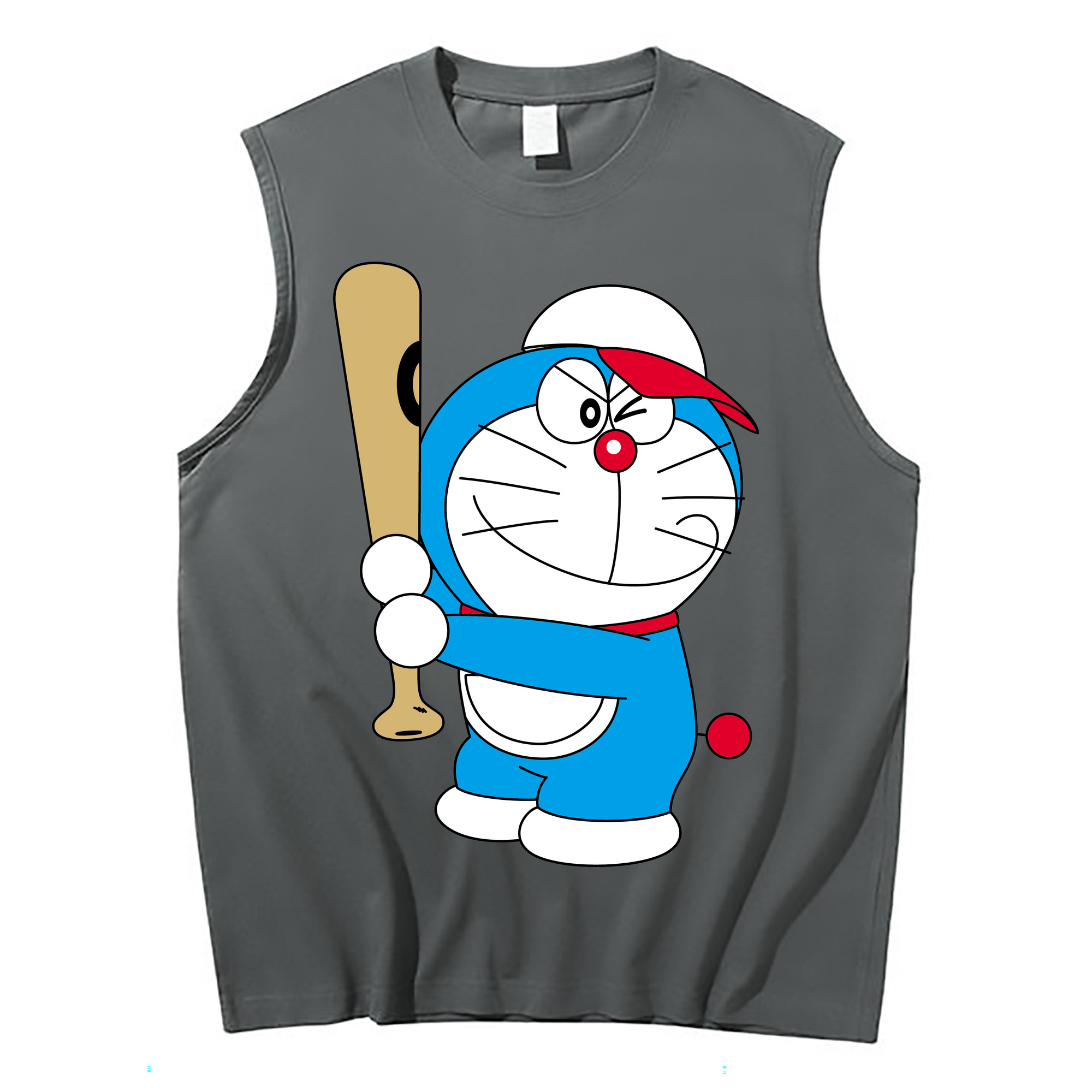 （画像用） ドラえもん Doraemon コットン100％タンクトップ（フロントプリント）